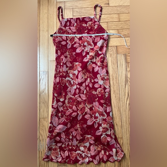 CITY TRIANGLES chiffon sheath dress in floral pattern with spaghetti straps - Picture 5 of 10